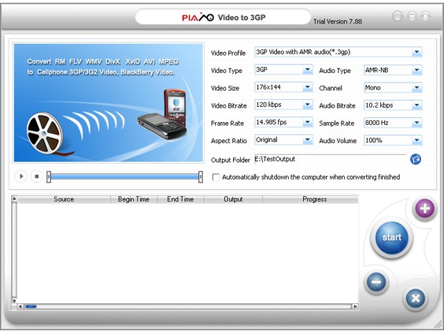 Plato Video To 3GP Converter 3.61
